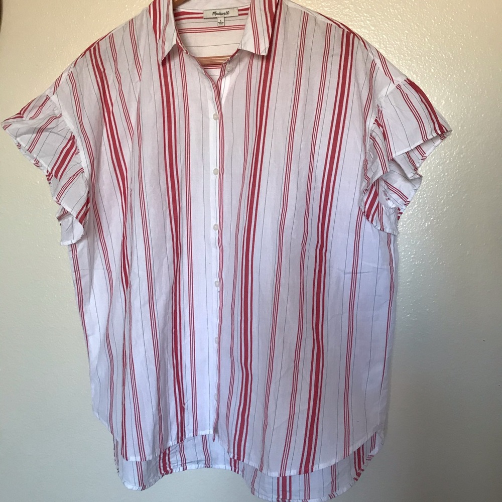 Madewell Striped Button-Down Blouse